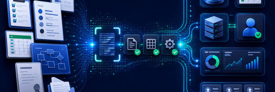 Doc2Data da iDataClinic para extração automática de dados de documentos, PDFs e relatórios empresariais.