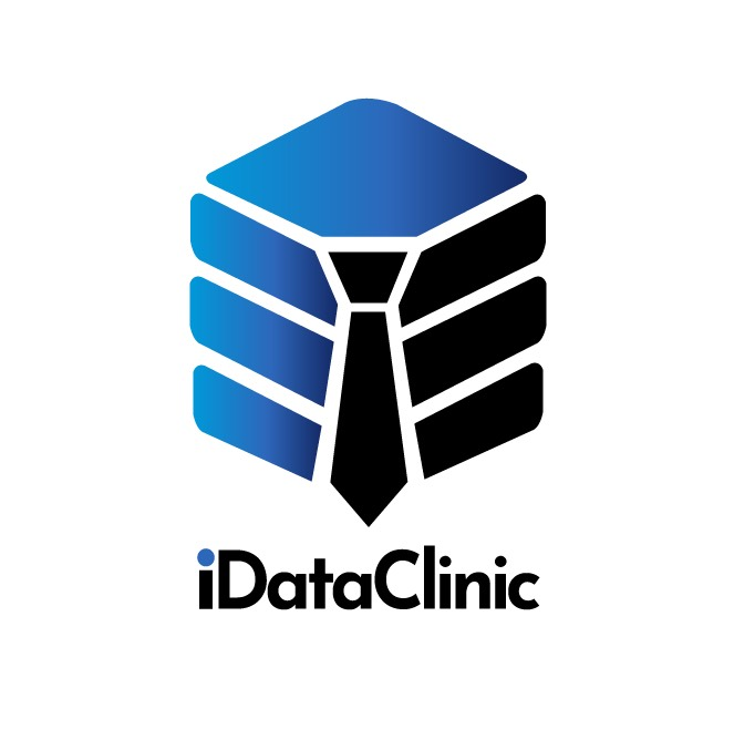 iDataClinic logo, consultancy in automation, Business Intelligence and systems integration.